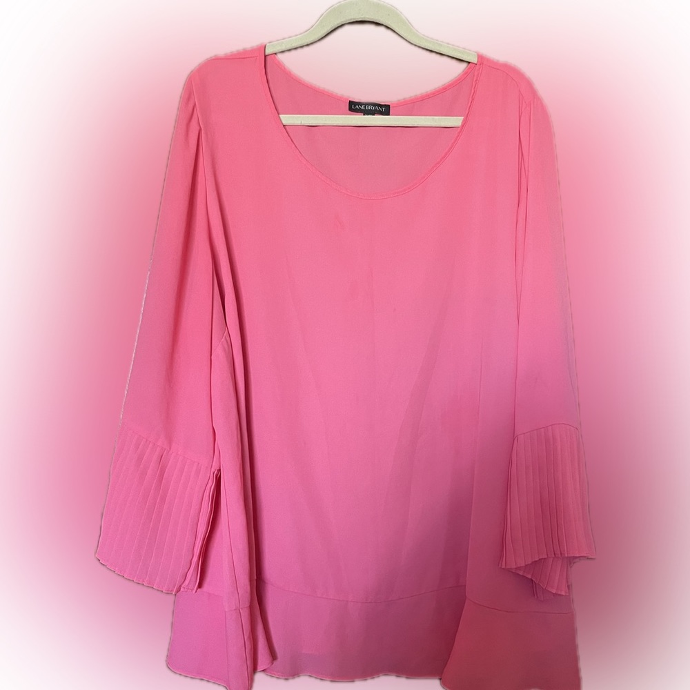 Coral colored Lane Bryant Blouse
